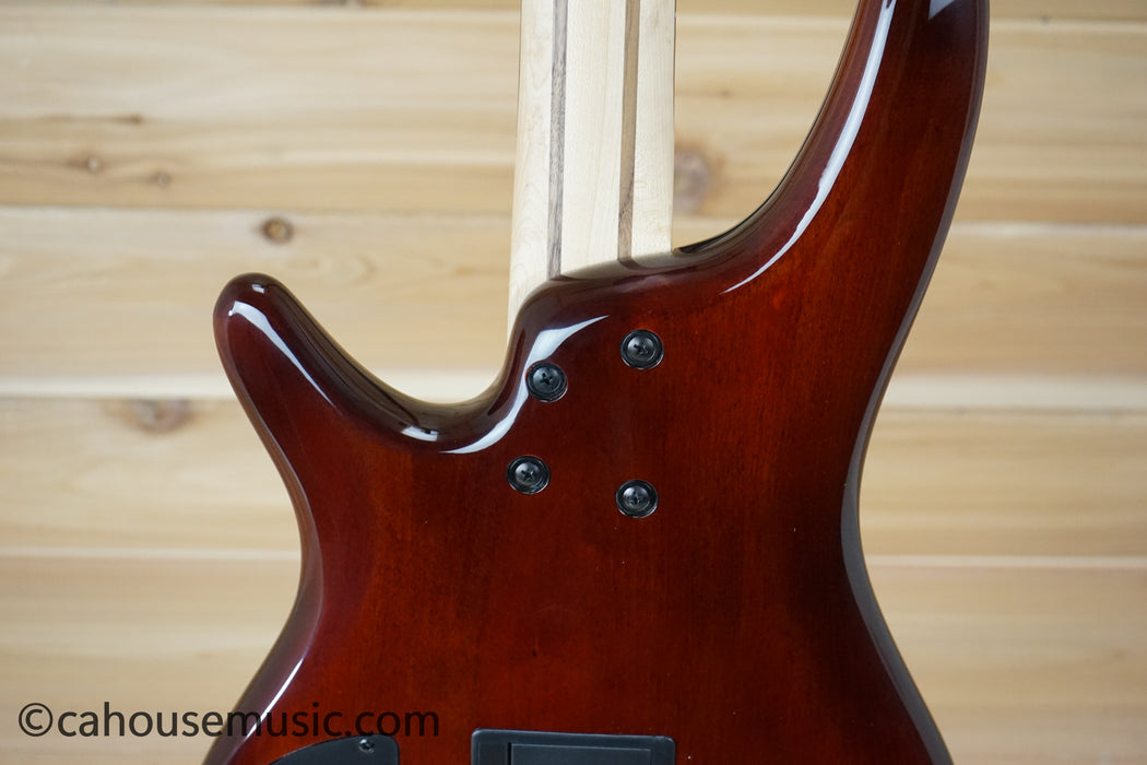 Ibanez SR370EF Fretless Bass Guitar Brown Burst B-Stock