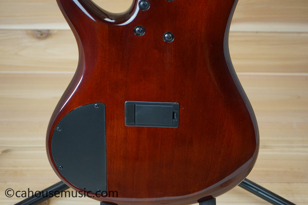 Ibanez SR370EF Fretless Bass Guitar Brown Burst B-Stock