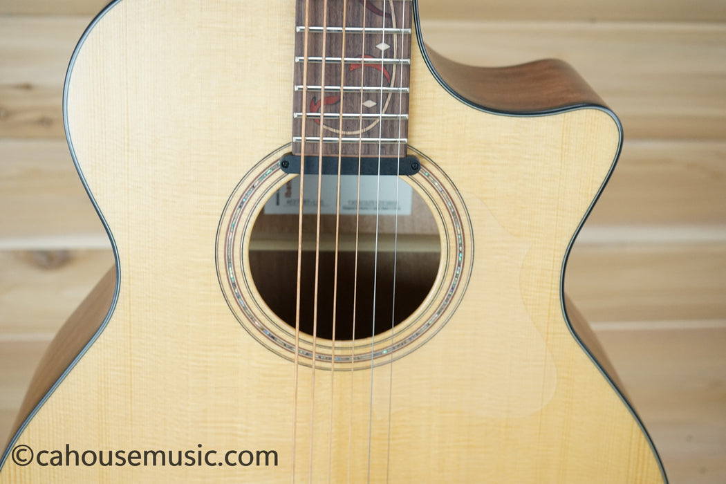 Ibanez AE275BT AE Baritone Acoustic-Electric Guitar Natural Low Gloss B-Stock