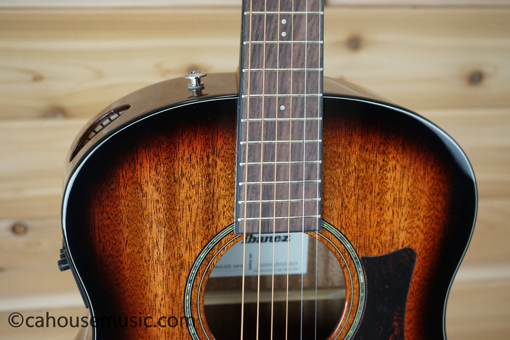 Ibanez AAM140EMHS Advanced Acoustic Auditorium Acoustic-Electric Guitar Mahogany Sunburst B-Stock
