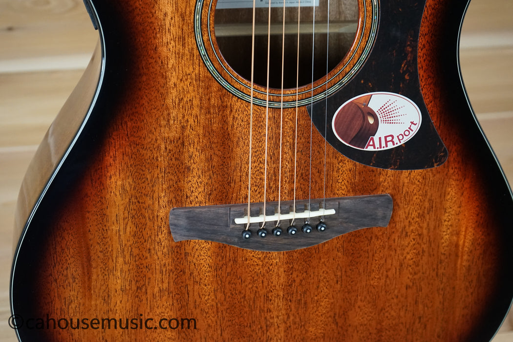 Ibanez AAM140EMHS Advanced Acoustic Auditorium Acoustic-Electric Guitar Mahogany Sunburst B-Stock