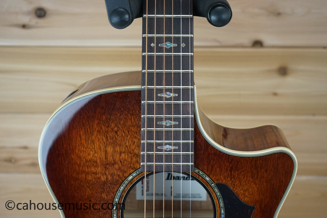 Ibanez AE340FMHMHS AE Series Grand Auditorium Acoustic-Electric Guitar Mahogany Sunburst B-Stock