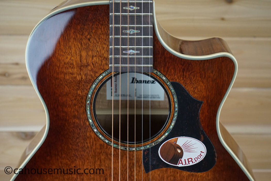 Ibanez AE340FMHMHS AE Series Grand Auditorium Acoustic-Electric Guitar Mahogany Sunburst B-Stock