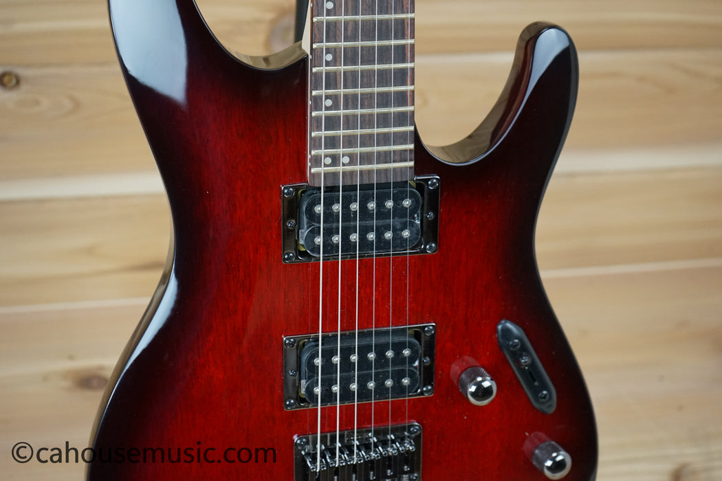Ibanez S521 Blackberry Sunburst Solid Body Electric Guitar B-Stock