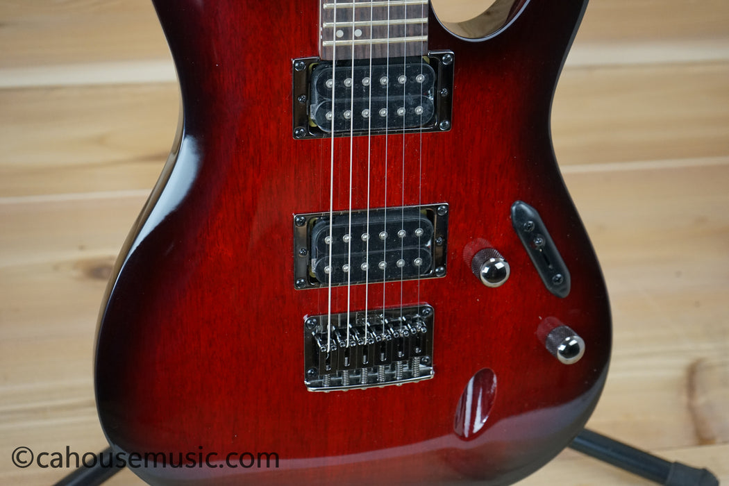 Ibanez S521 Blackberry Sunburst Solid Body Electric Guitar B-Stock
