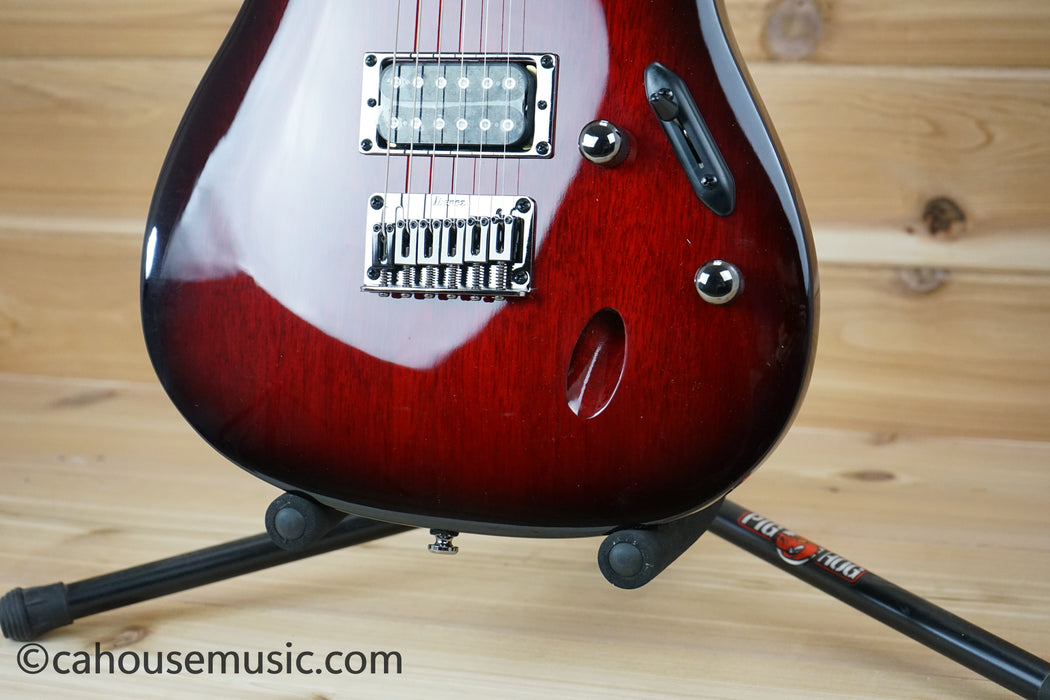 Ibanez S521 Blackberry Sunburst Solid Body Electric Guitar B-Stock