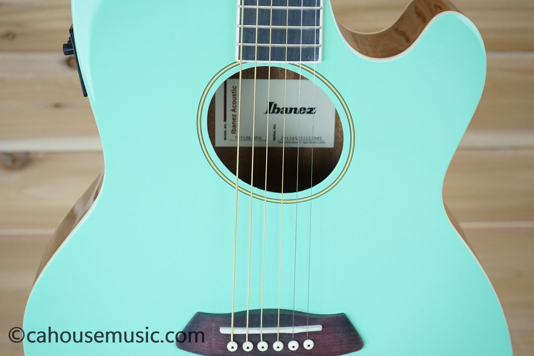 Ibanez Talman TCY10E Sea Foam Green Acoustic-Electric Guitar B-Stock