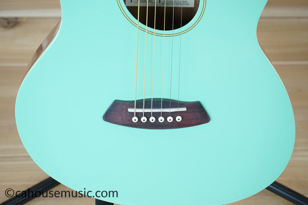 Ibanez Talman TCY10E Sea Foam Green Acoustic-Electric Guitar B-Stock