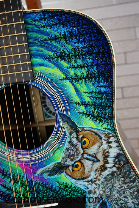 D Robert Goetzl 11 –  Martin Custom Acoustic Guitar Artist 1 of 1 Hand-Painted