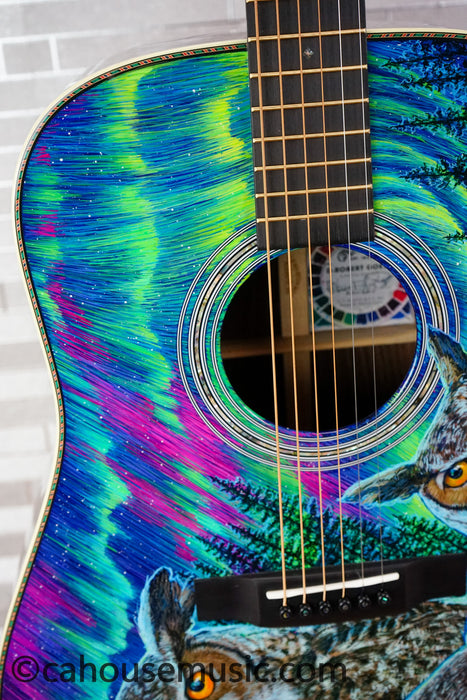 D Robert Goetzl 11 –  Martin Custom Acoustic Guitar Artist 1 of 1 Hand-Painted