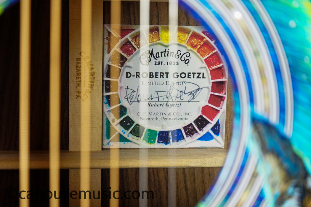 D Robert Goetzl 11 –  Martin Custom Acoustic Guitar Artist 1 of 1 Hand-Painted