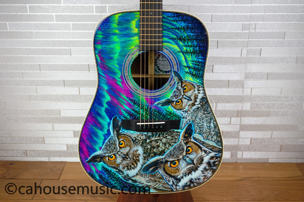 D Robert Goetzl 11 –  Martin Custom Acoustic Guitar Artist 1 of 1 Hand-Painted