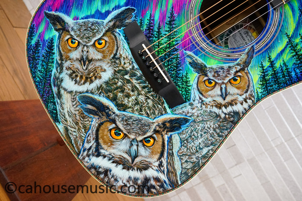 D Robert Goetzl 11 –  Martin Custom Acoustic Guitar Artist 1 of 1 Hand-Painted