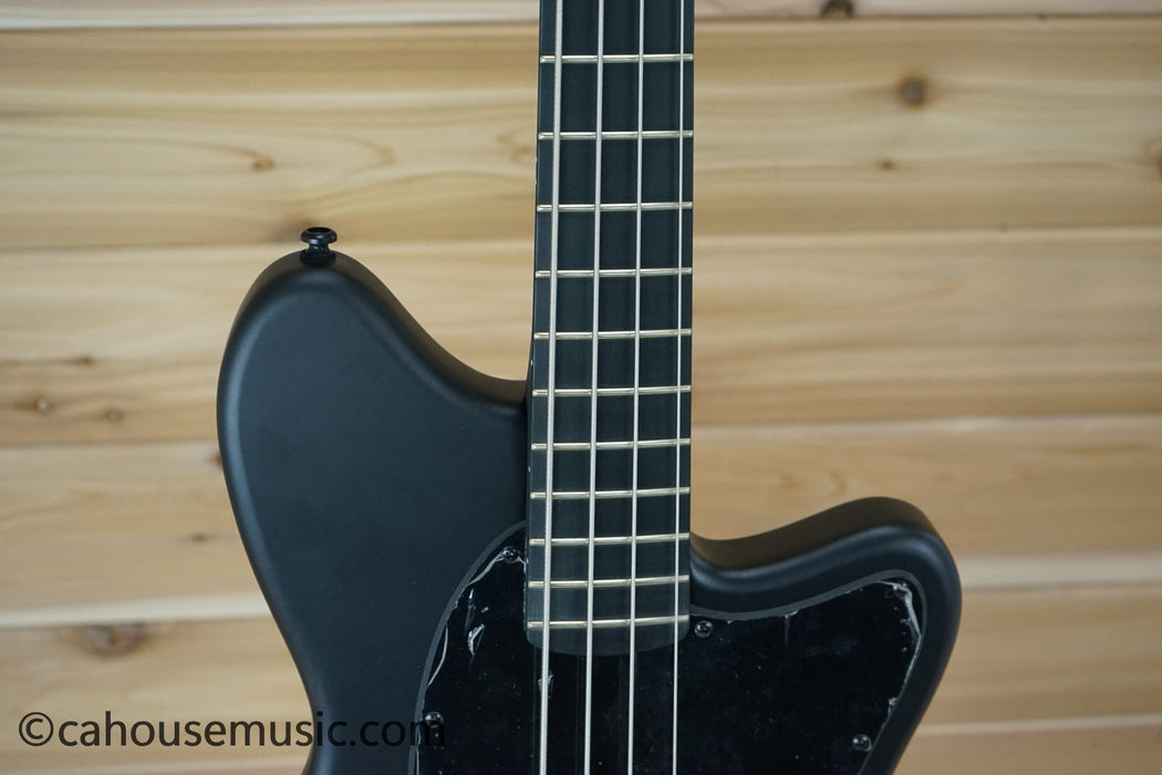 Ibanez Talman TMB420BBKF PJ Bass Guitar Black Flat B-Stock