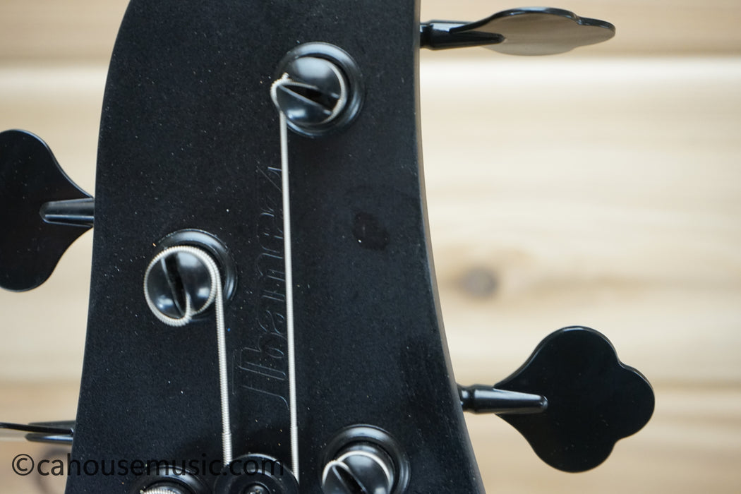 Ibanez Talman TMB420BBKF PJ Bass Guitar Black Flat B-Stock