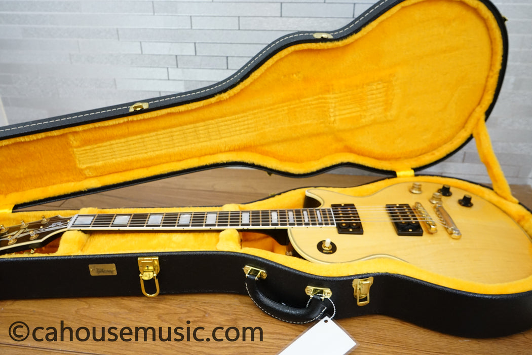 Gibson 68' Les Paul Custom Mick Ronson Signature Electric Guitar - Antique Natural