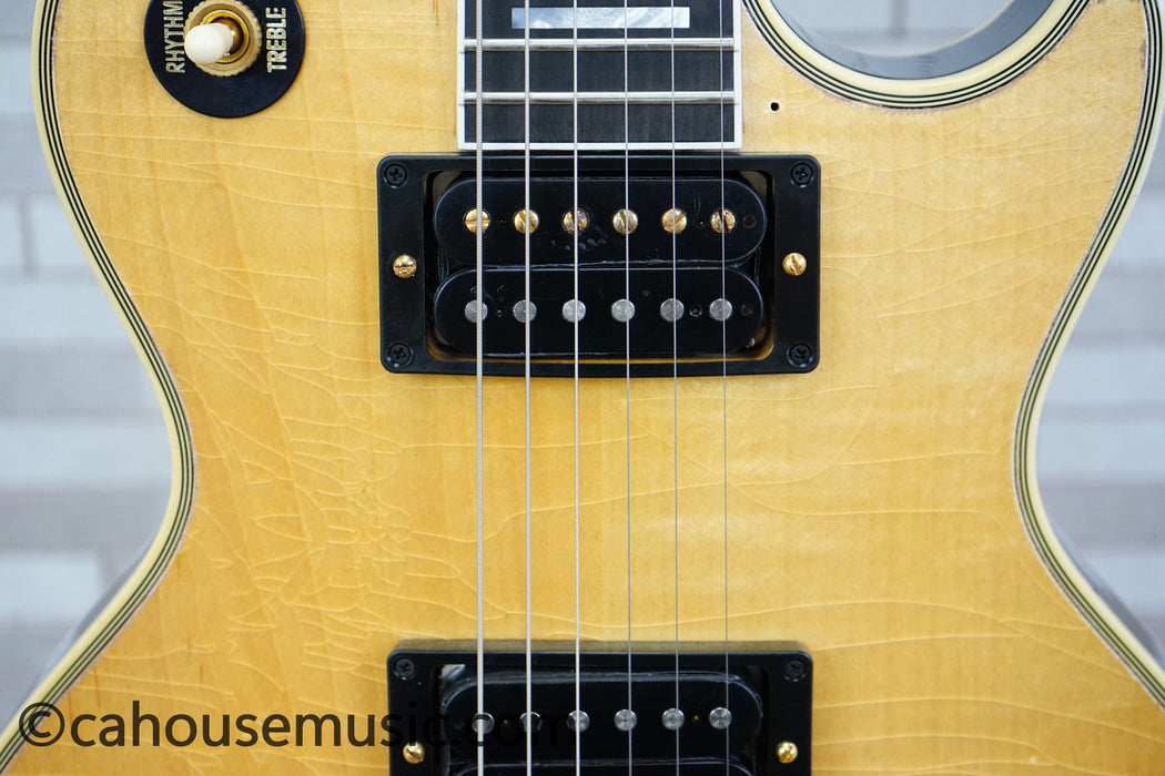 Gibson 68' Les Paul Custom Mick Ronson Signature Electric Guitar - Antique Natural