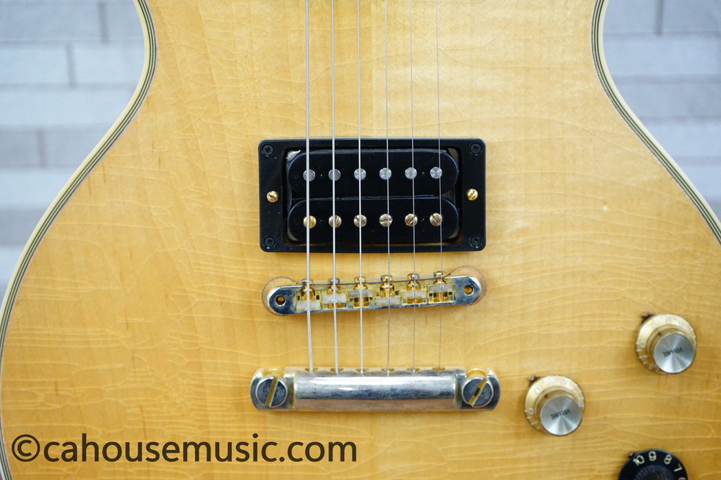 Gibson 68' Les Paul Custom Mick Ronson Signature Electric Guitar - Antique Natural