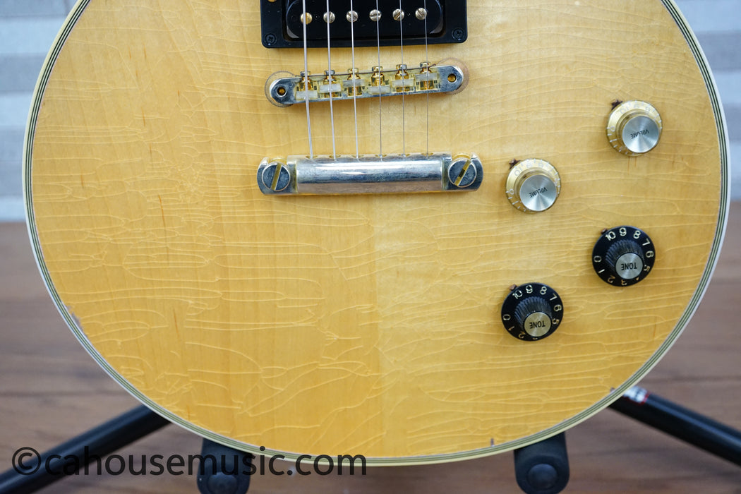 Gibson 68' Les Paul Custom Mick Ronson Signature Electric Guitar - Antique Natural