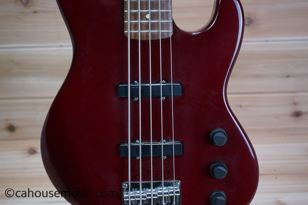 Fender Jazz Bass Plus V 5-String Jazz Bass Guitar Frost Red Used