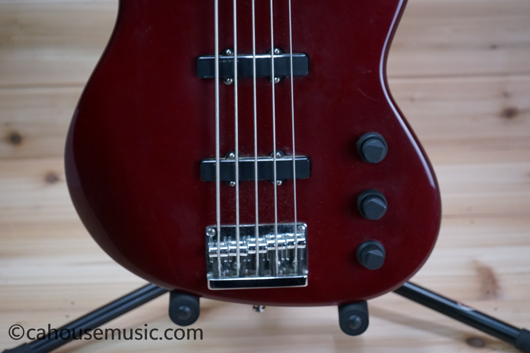 Fender Jazz Bass Plus V 5-String Jazz Bass Guitar Frost Red Used