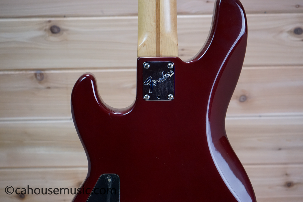 Fender Jazz Bass Plus V 5-String Jazz Bass Guitar Frost Red Used