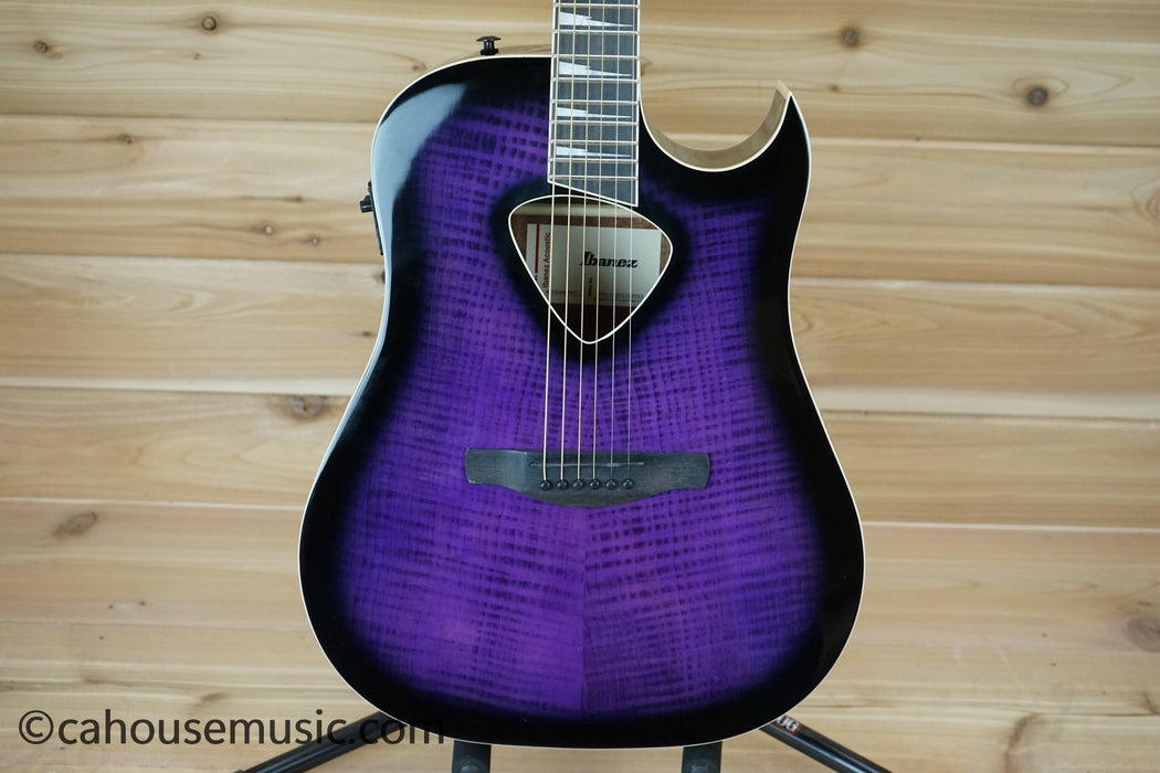 Ibanez Altstar ALT50FA Acoustic-Electric Guitar Transparent Violet Sunburst B-Stock