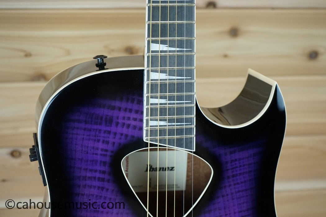 Ibanez Altstar ALT50FA Acoustic-Electric Guitar Transparent Violet Sunburst B-Stock
