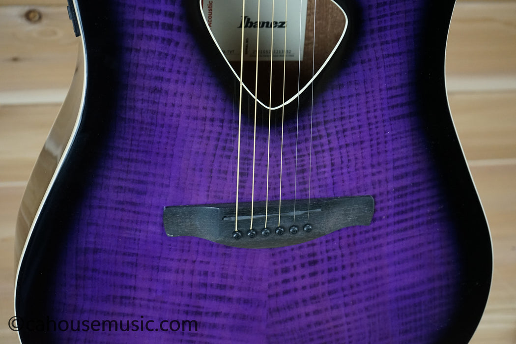 Ibanez Altstar ALT50FA Acoustic-Electric Guitar Transparent Violet Sunburst B-Stock