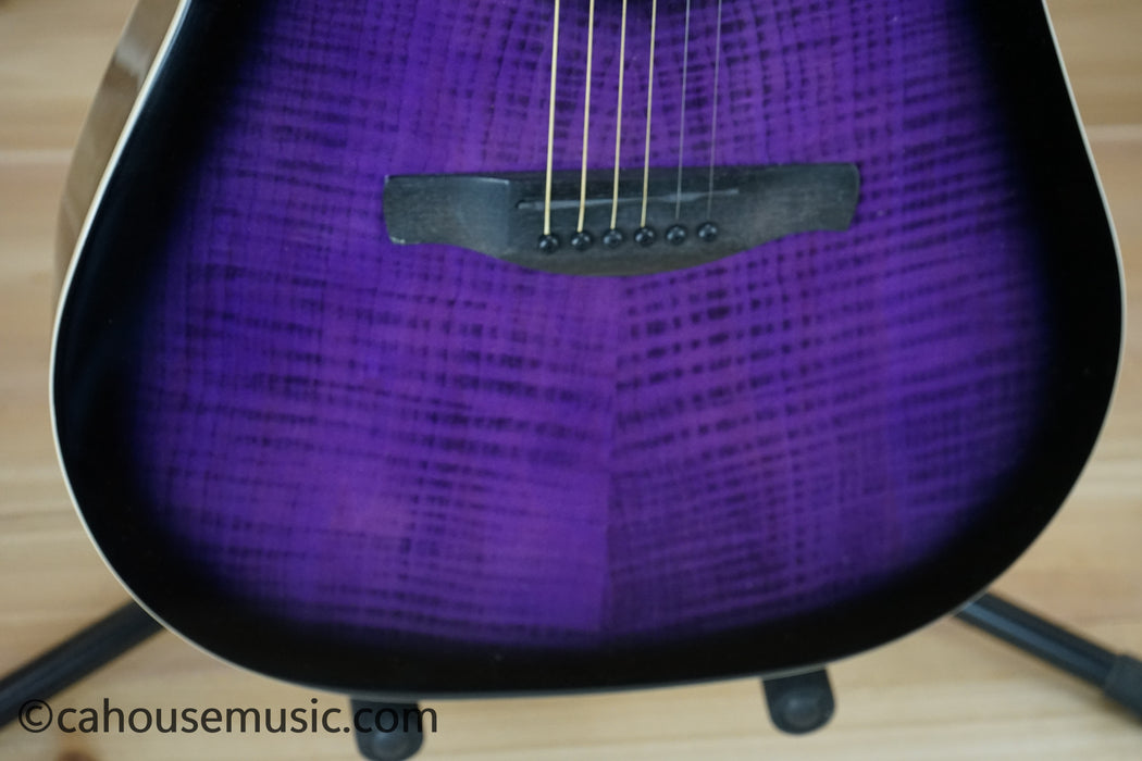 Ibanez Altstar ALT50FA Acoustic-Electric Guitar Transparent Violet Sunburst B-Stock