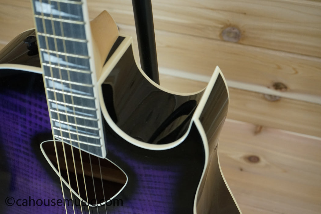 Ibanez Altstar ALT50FA Acoustic-Electric Guitar Transparent Violet Sunburst B-Stock