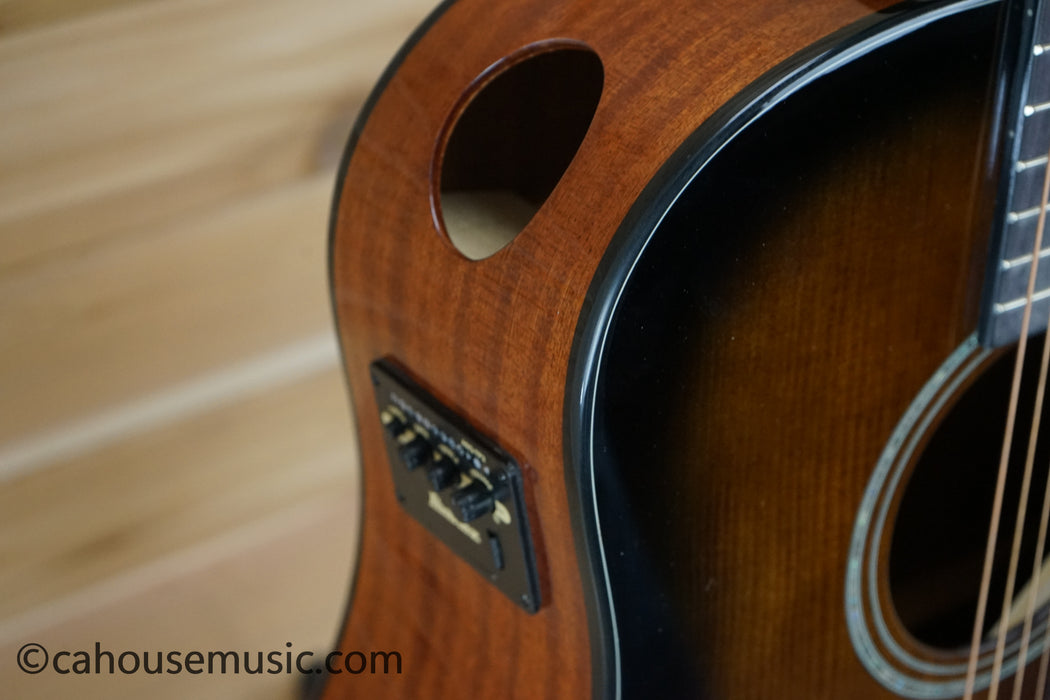 Ibanez AAD51CE Advanced Acoustic Grand Dreadnought Acoustic-Electric Guitar Dark Violin Sunburst B-Stock