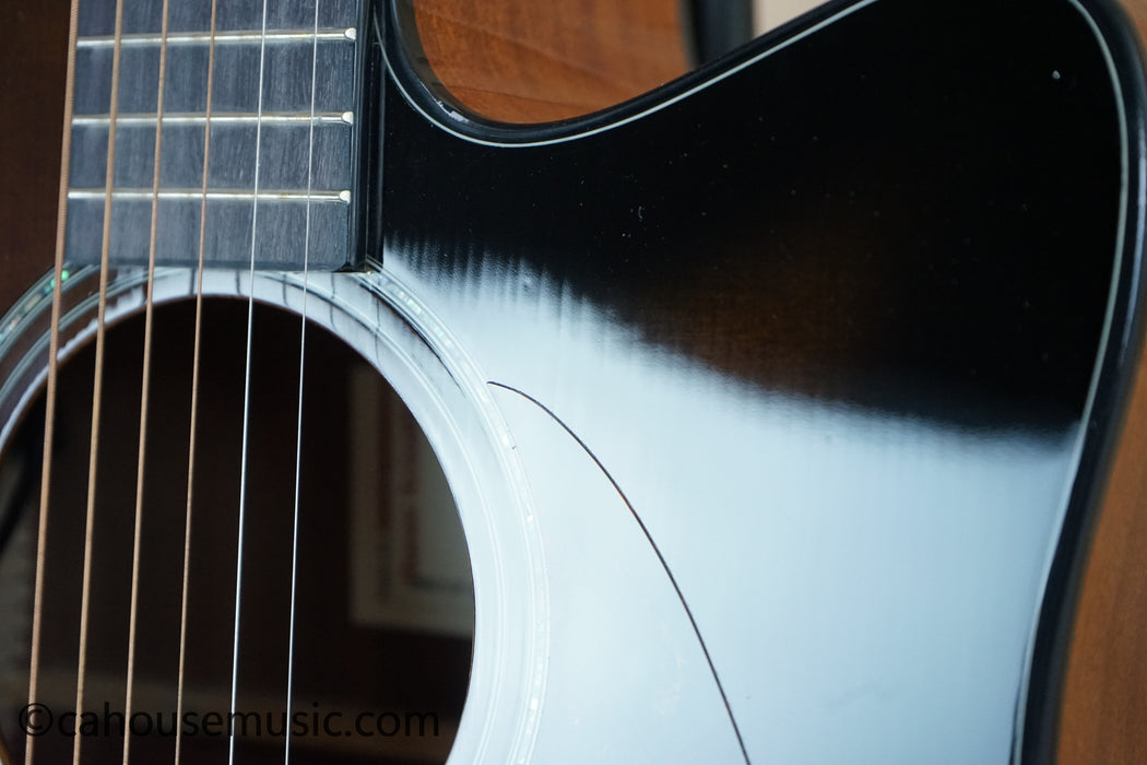 Ibanez AAD51CE Advanced Acoustic Grand Dreadnought Acoustic-Electric Guitar Dark Violin Sunburst B-Stock