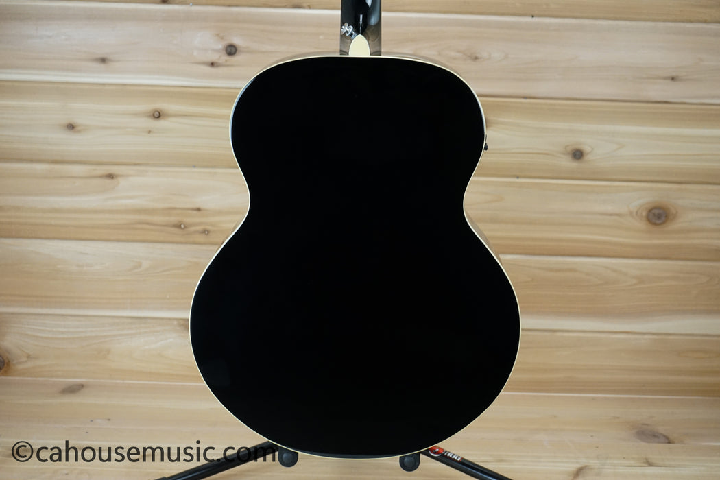 Ibanez AJ70M1E Artwood Jumbo Acoustic-Electric Guitar Black High Gloss B-Stock