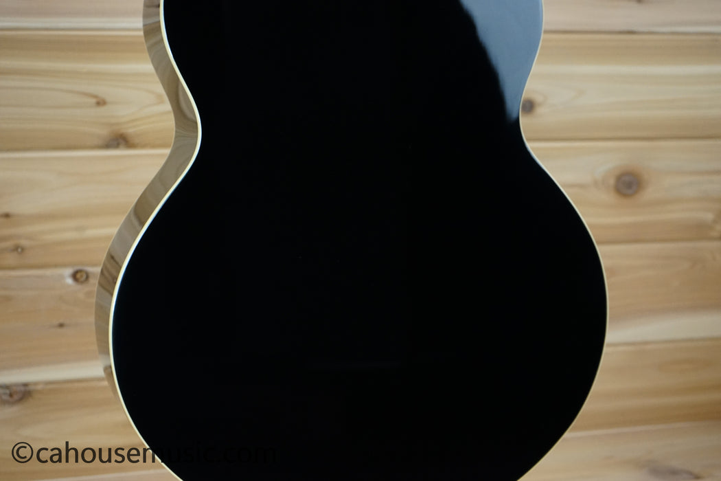 Ibanez AJ70M1E Artwood Jumbo Acoustic-Electric Guitar Black High Gloss B-Stock