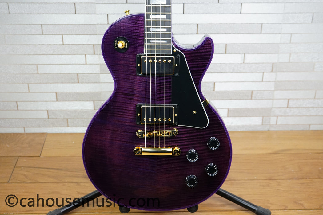 Gibson Custom Shop Les Paul Custom Figured Electric Guitar - Purple Widow