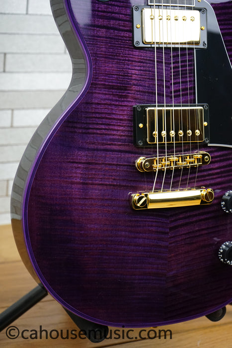 Gibson Custom Shop Les Paul Custom Figured Electric Guitar - Purple Widow