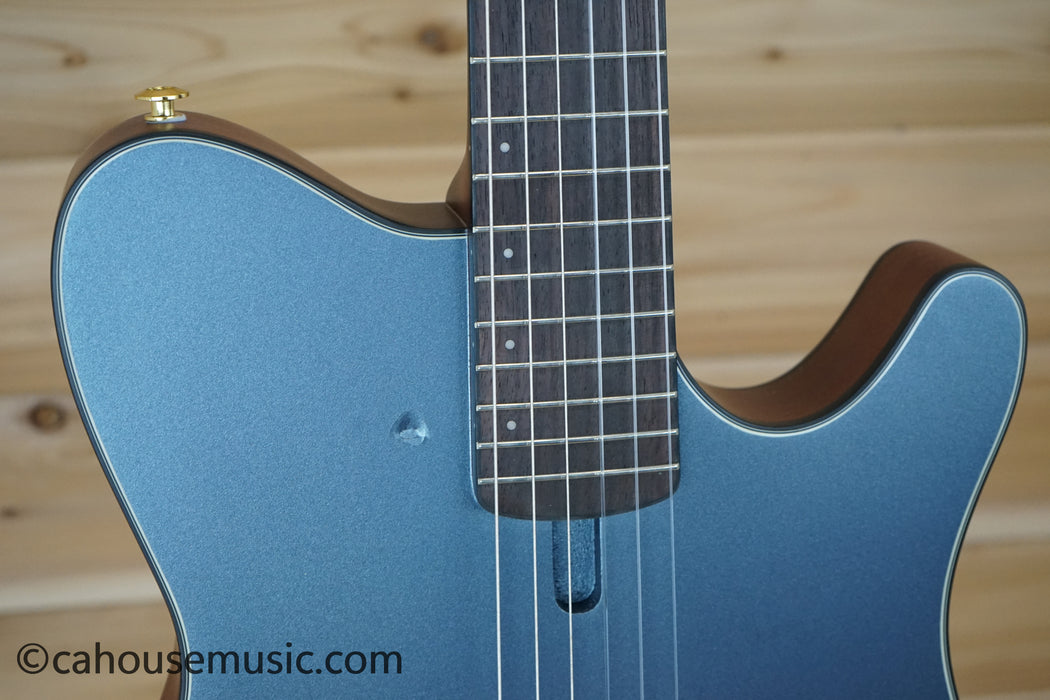 Ibanez FRH10N Thinline Nylon Acoustic-Electric Guitar Indigo Blue Metallic Flat B-Stock