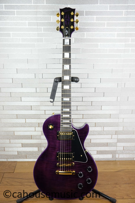 Gibson Custom Shop Les Paul Custom Figured Electric Guitar - Purple Widow