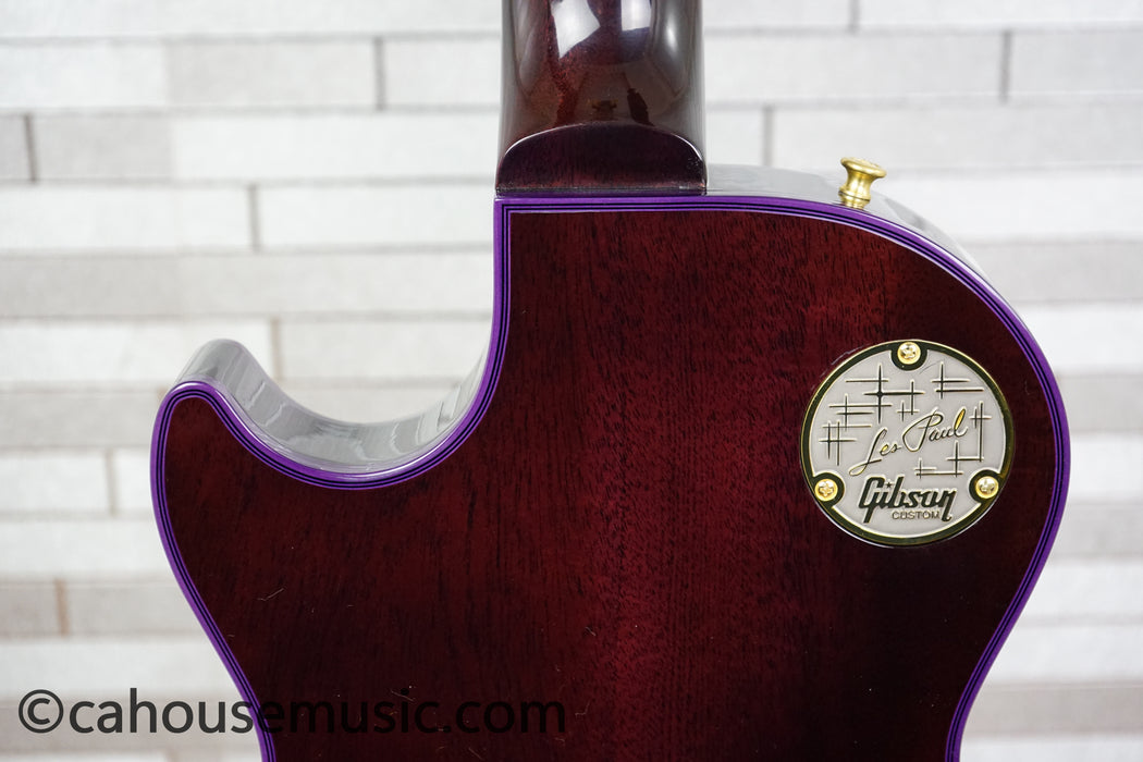 Gibson Custom Shop Les Paul Custom Figured Electric Guitar - Purple Widow