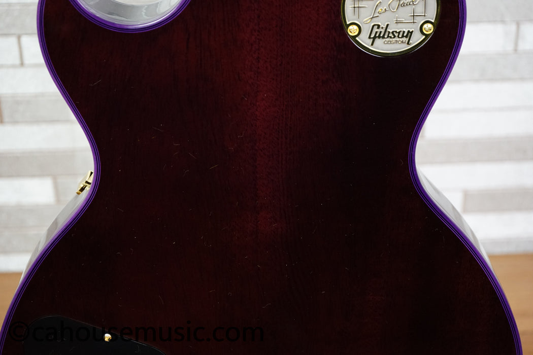 Gibson Custom Shop Les Paul Custom Figured Electric Guitar - Purple Widow