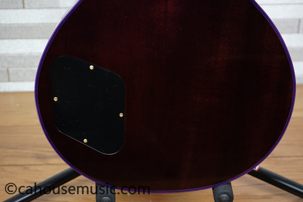 Gibson Custom Shop Les Paul Custom Figured Electric Guitar - Purple Widow