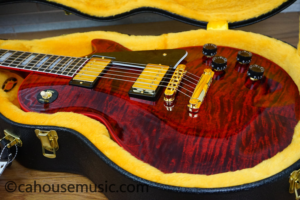 Gibson Custom Shop Les Paul Custom Figured Electric Guitar - Red Widow
