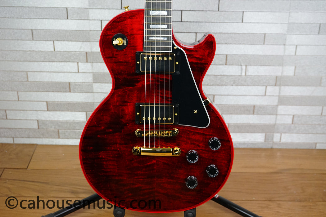 Gibson Custom Shop Les Paul Custom Figured Electric Guitar - Red Widow