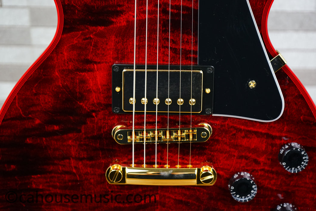 Gibson Custom Shop Les Paul Custom Figured Electric Guitar - Red Widow