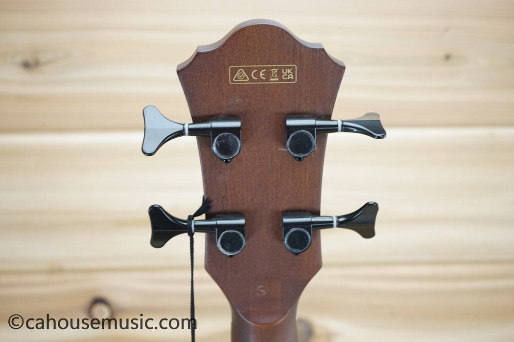 Ibanez AEGB24FE Acoustic-Electric Bass Guitar Mahogany Sunburst B-Stock