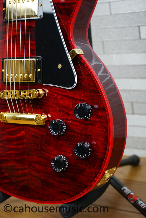 Gibson Custom Shop Les Paul Custom Figured Electric Guitar - Red Widow