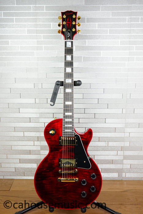 Gibson Custom Shop Les Paul Custom Figured Electric Guitar - Red Widow