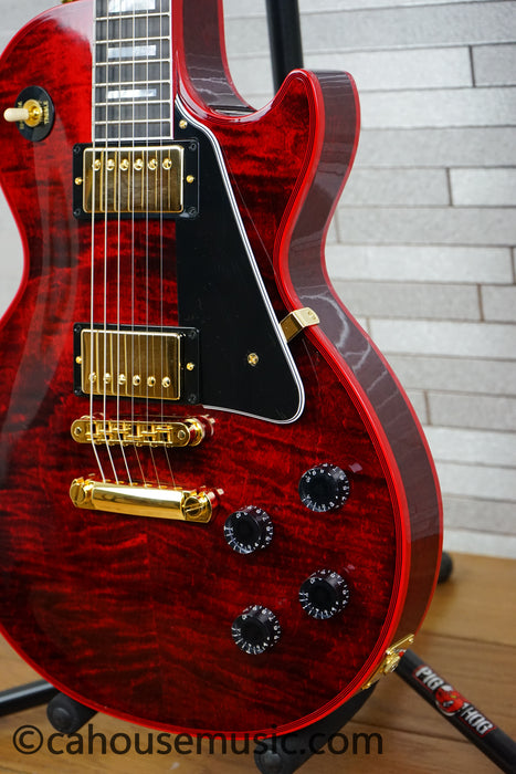 Gibson Custom Shop Les Paul Custom Figured Electric Guitar - Red Widow