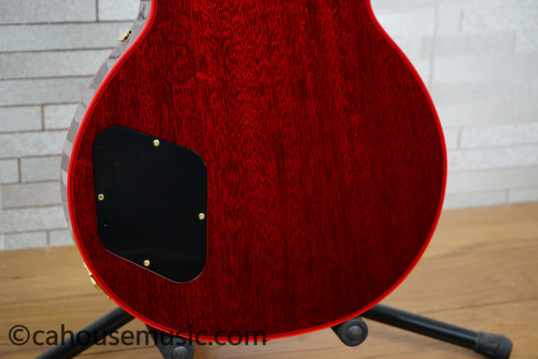 Gibson Custom Shop Les Paul Custom Figured Electric Guitar - Red Widow
